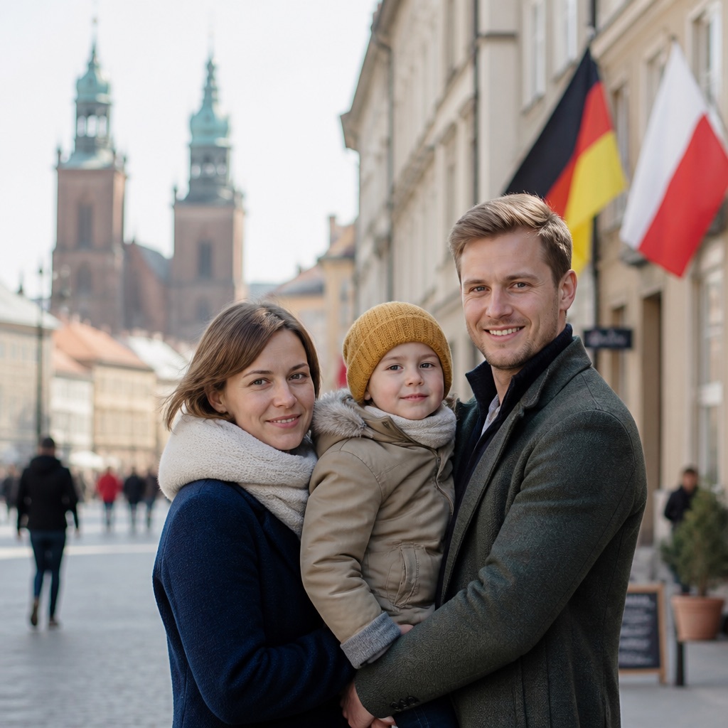Illustration zum Thema Deutsche in Polen: Minderheit, Expats und Neueinwanderer